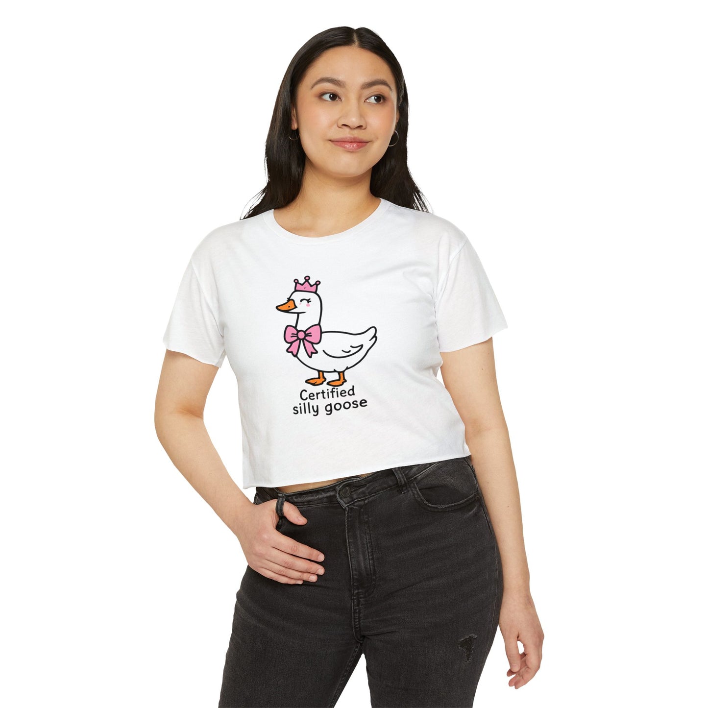 Certified Silly Goose Crop Top