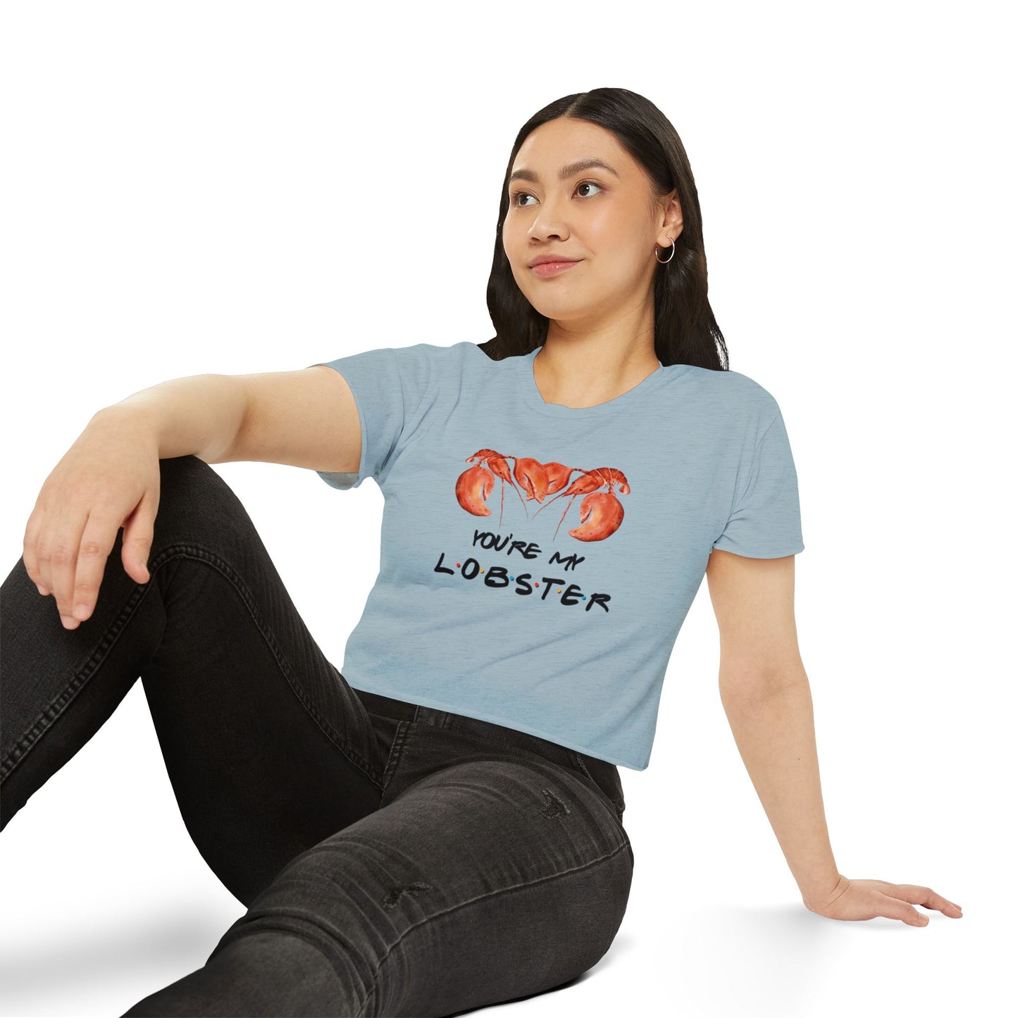 Friends You're My Lobster Crop Top