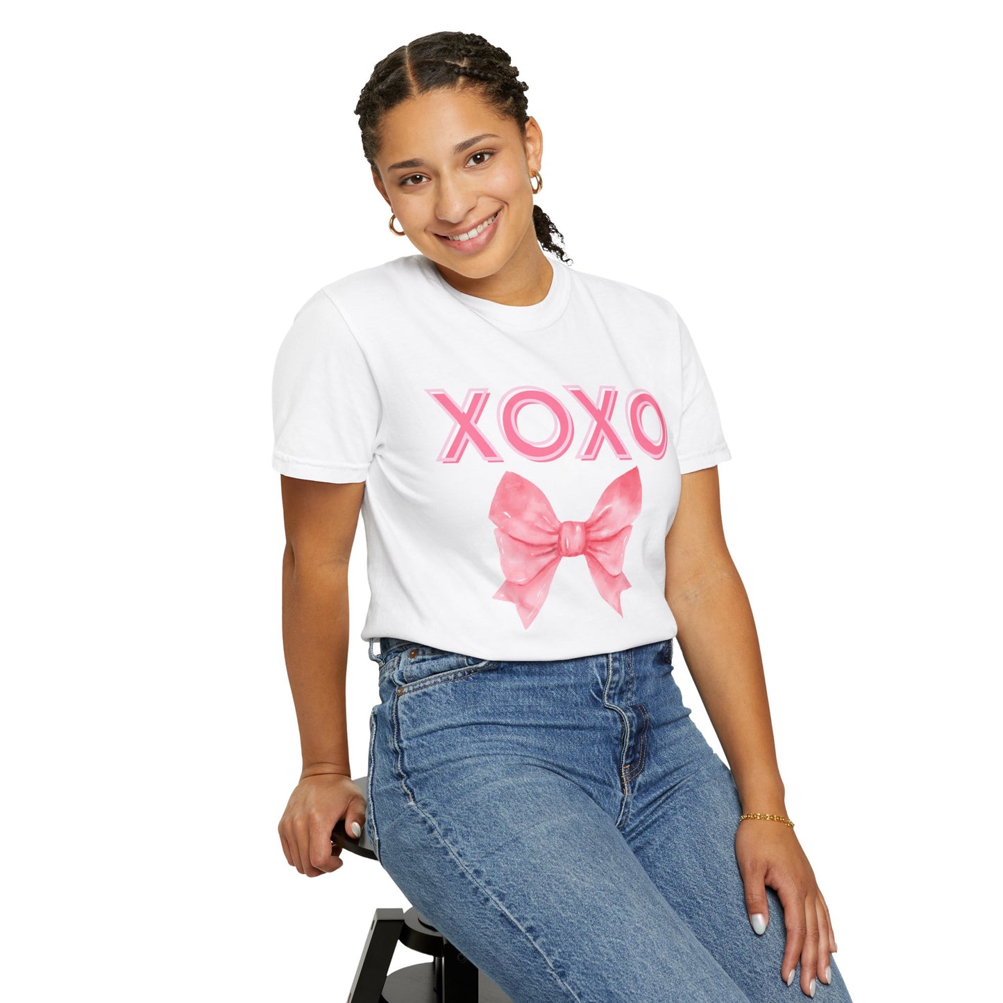 Cute XOXO Bow Tee