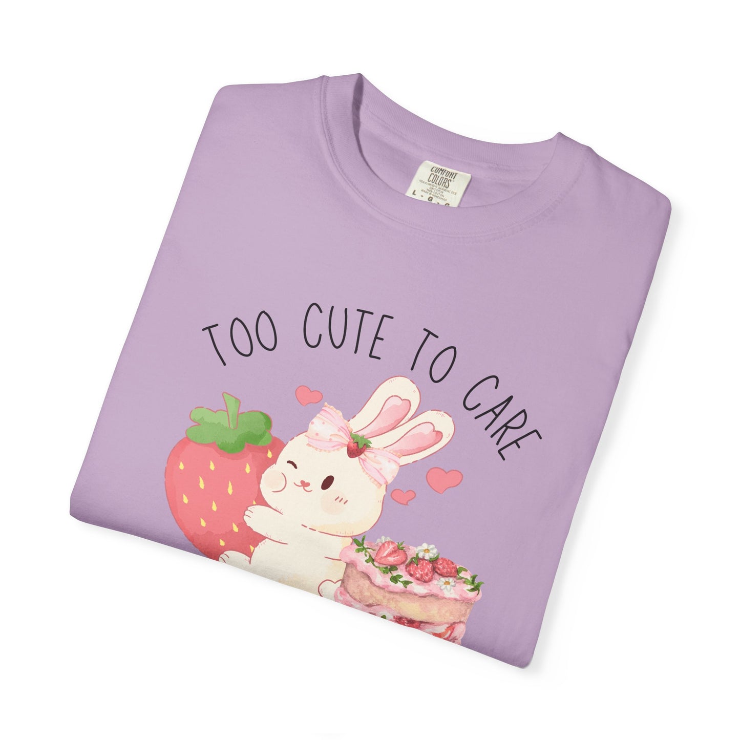 Bunny Too Cute To Care Tee
