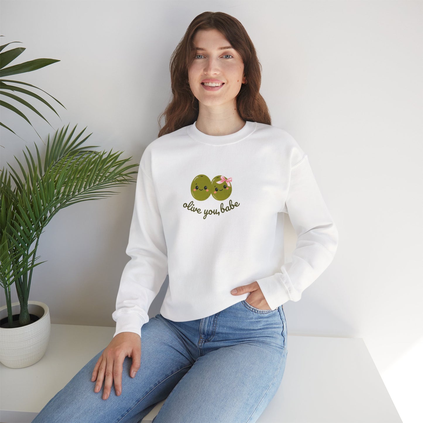Olive You, Babe Sweatshirt