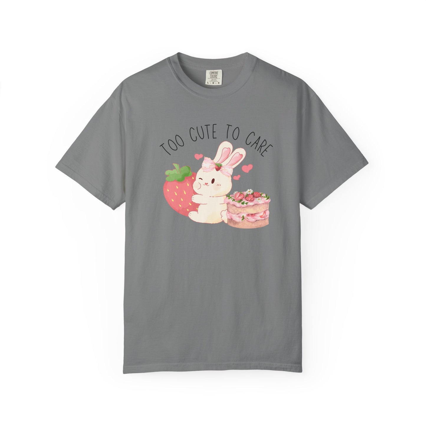 Bunny Too Cute To Care Tee