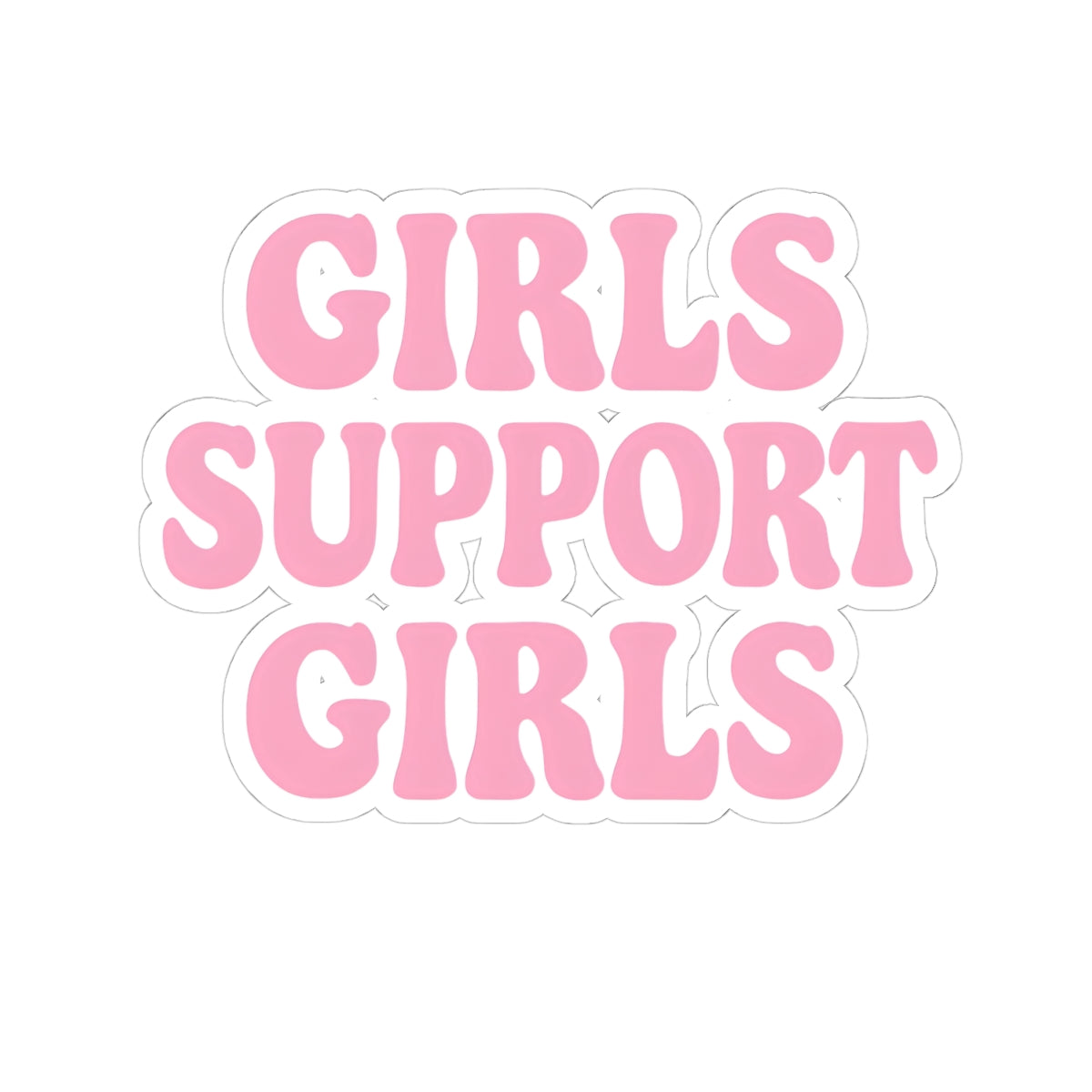 Girls Support Girls Sticker