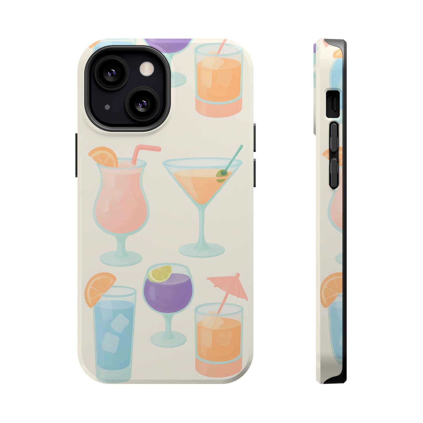 Colorful Cocktail Magnetic Phone Case