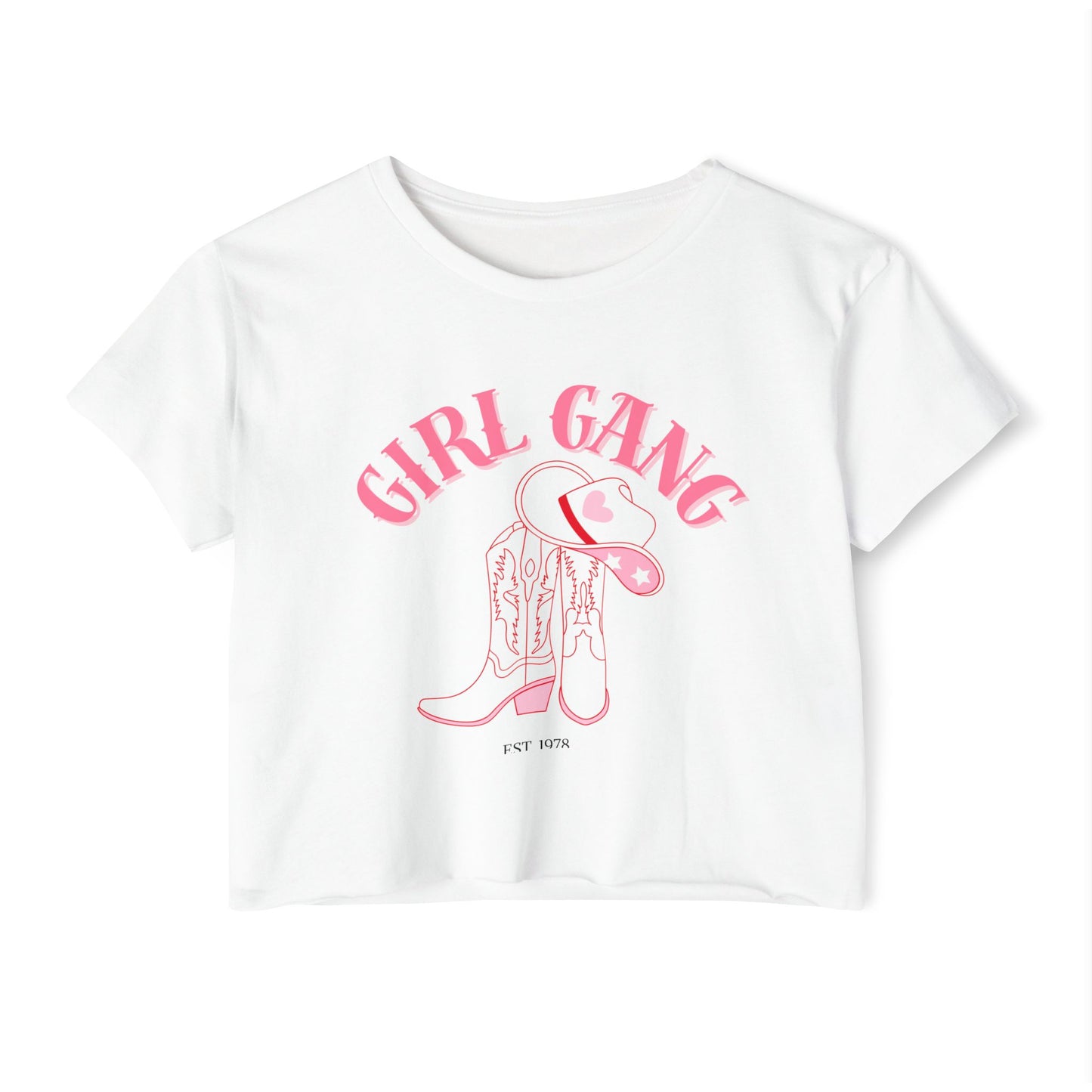 Cowgirl Girl Gang Crop Top