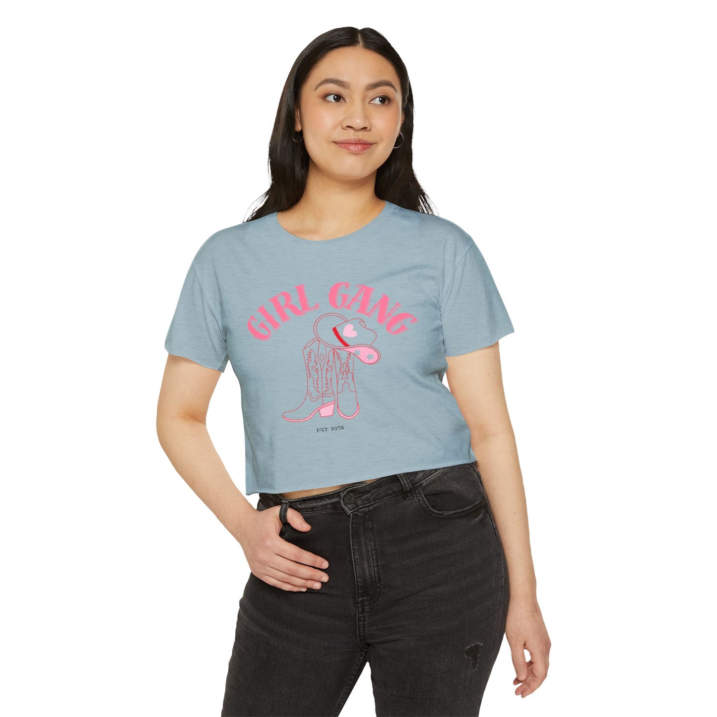 Cowgirl Girl Gang Crop Top