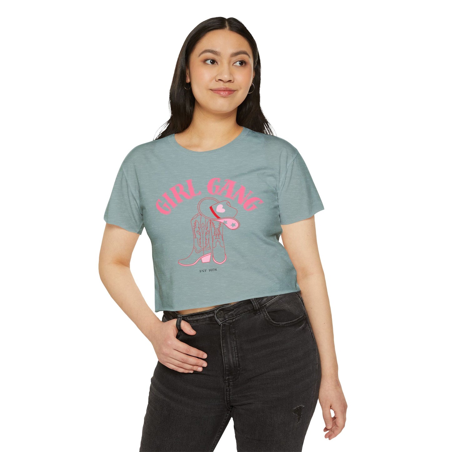 Cowgirl Girl Gang Crop Top