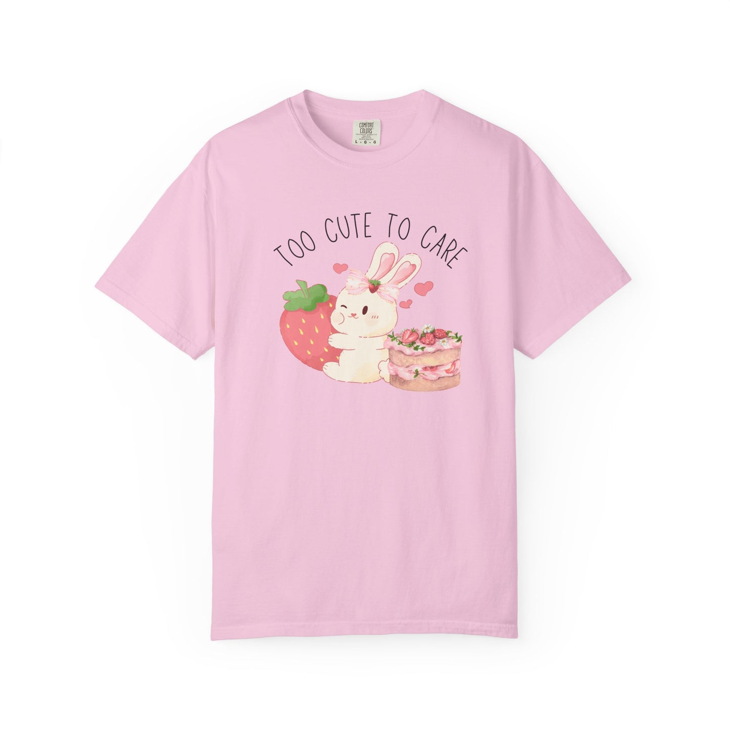 Bunny Too Cute To Care Tee