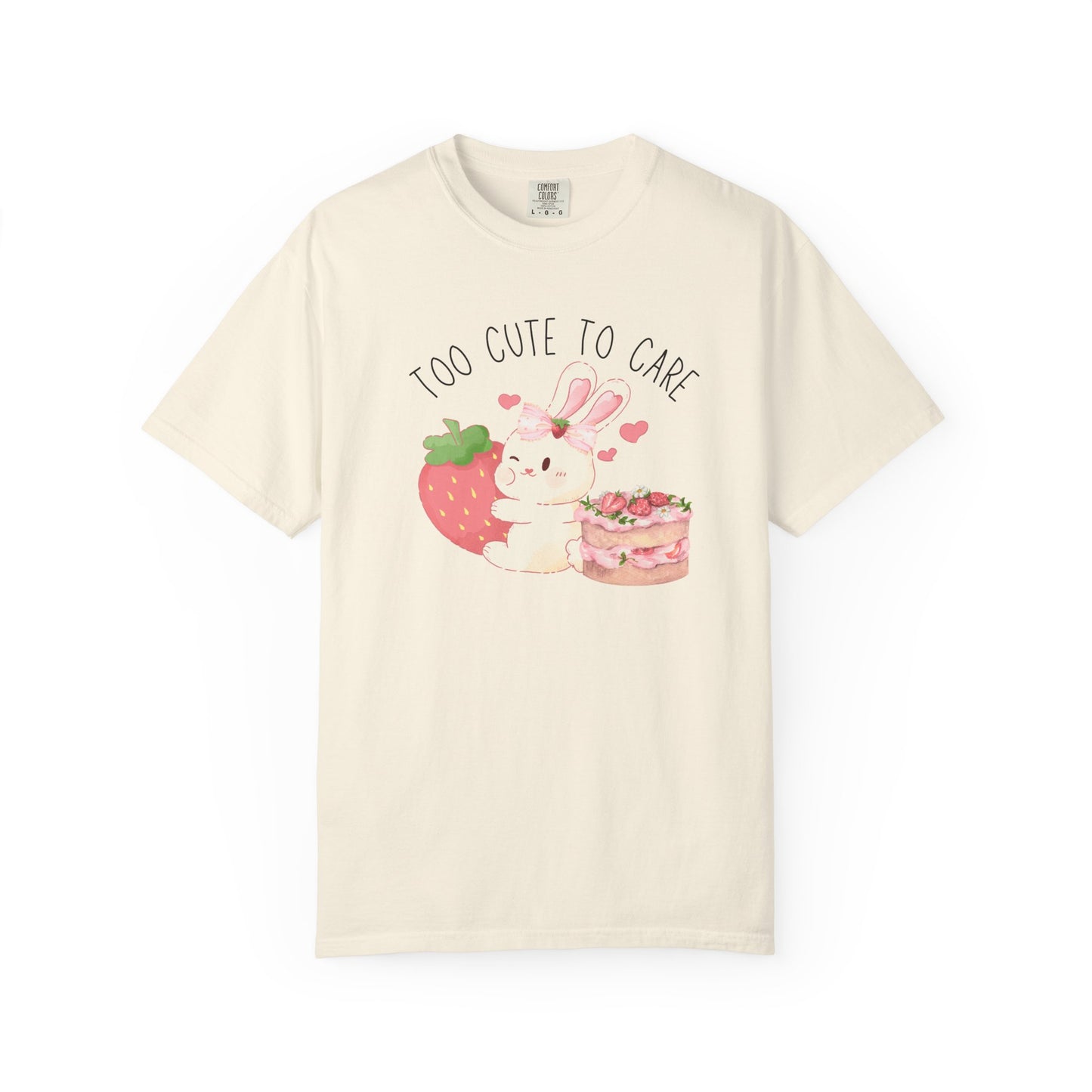 Bunny Too Cute To Care Tee