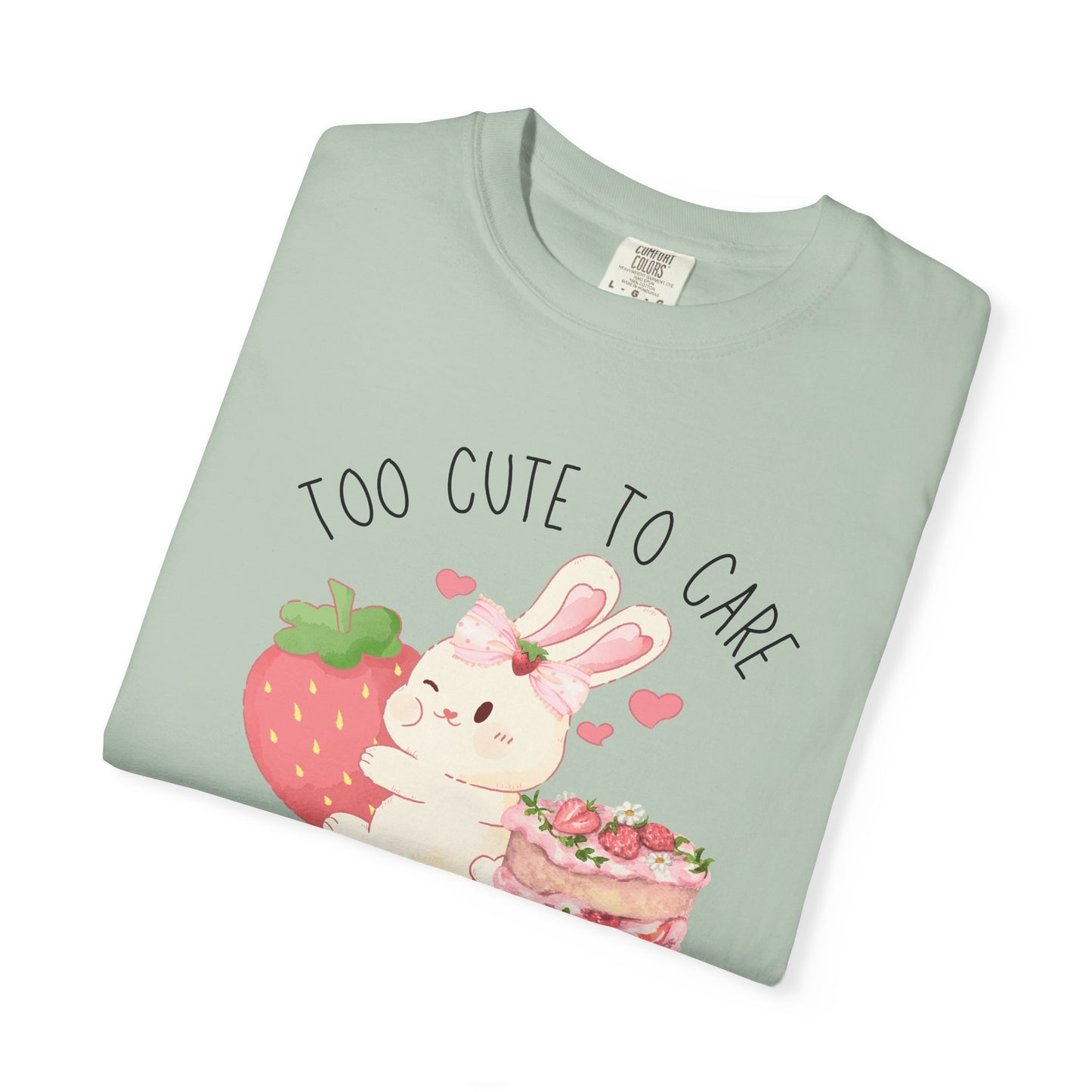 Bunny Too Cute To Care Tee
