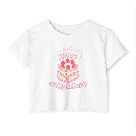 Cake In My Soft Girl Era Crop Top