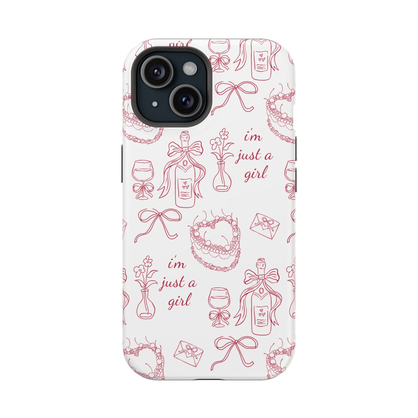 I'm Just A Girl Magnetic Phone Case