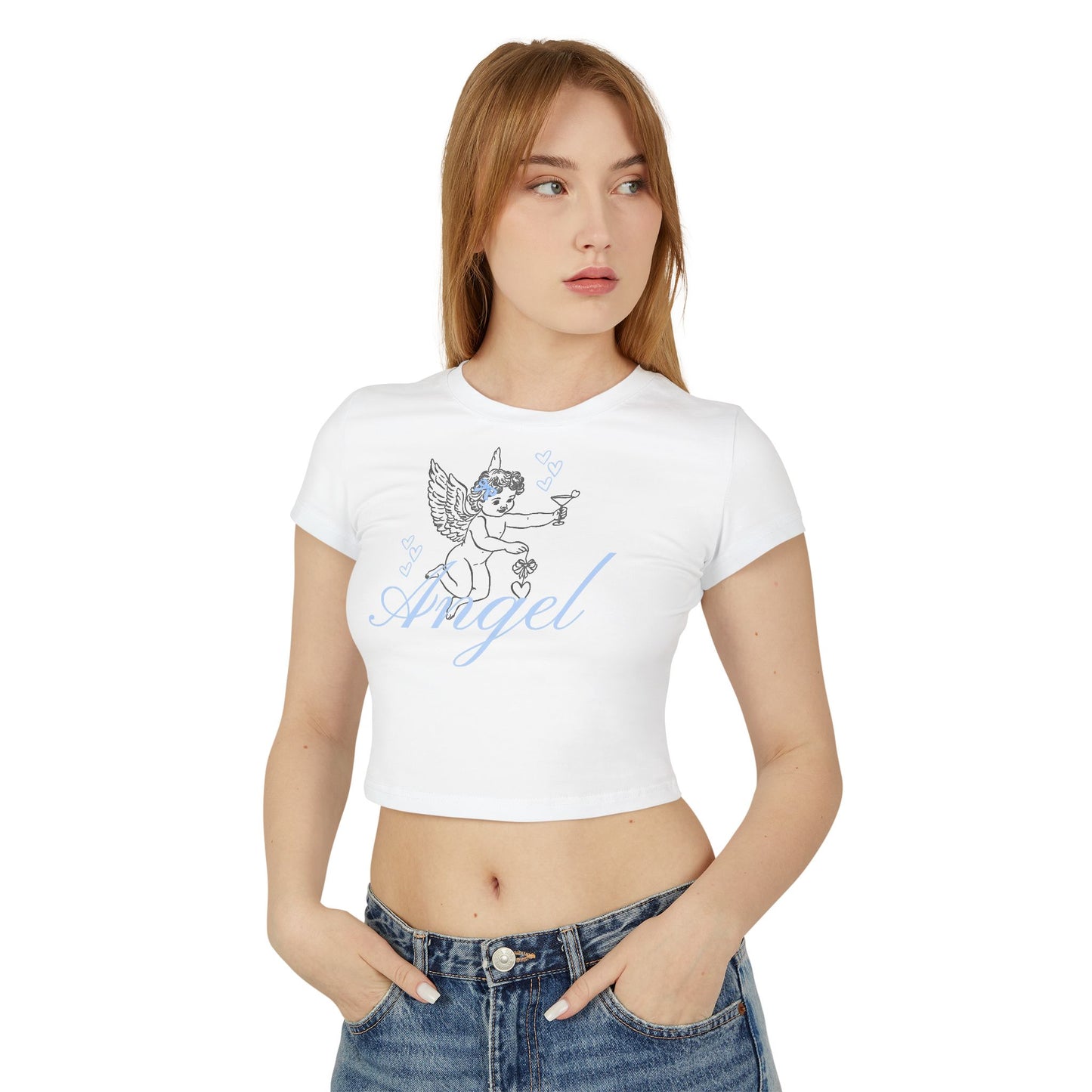 Coquette Angel Baby Tee