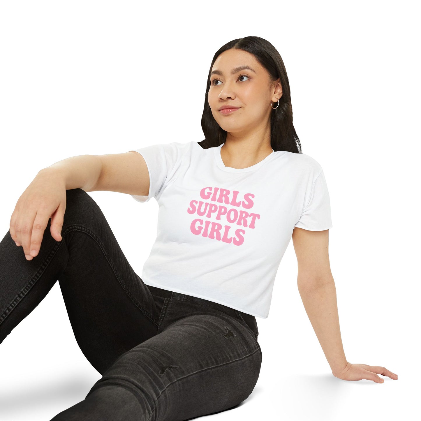 Girls Support Girls Crop Top