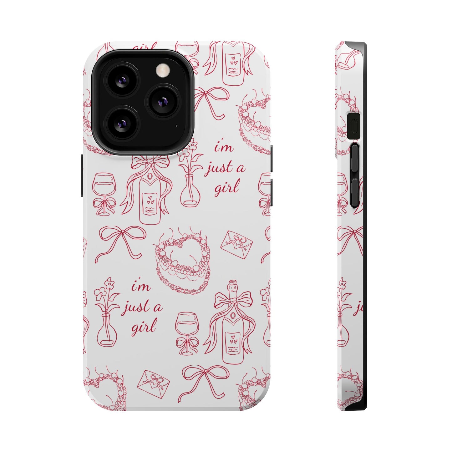 I'm Just A Girl Magnetic Phone Case