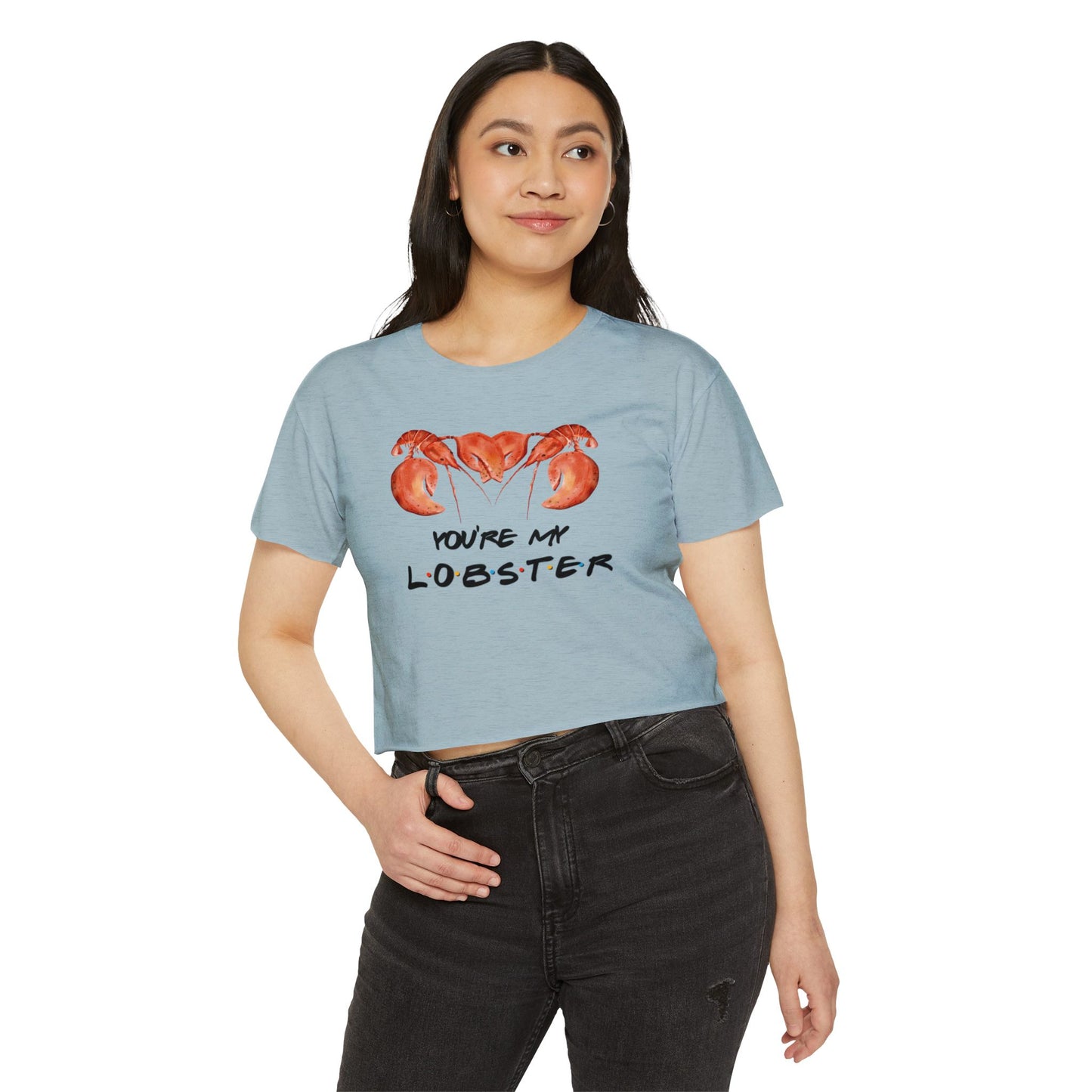 Friends You're My Lobster Crop Top