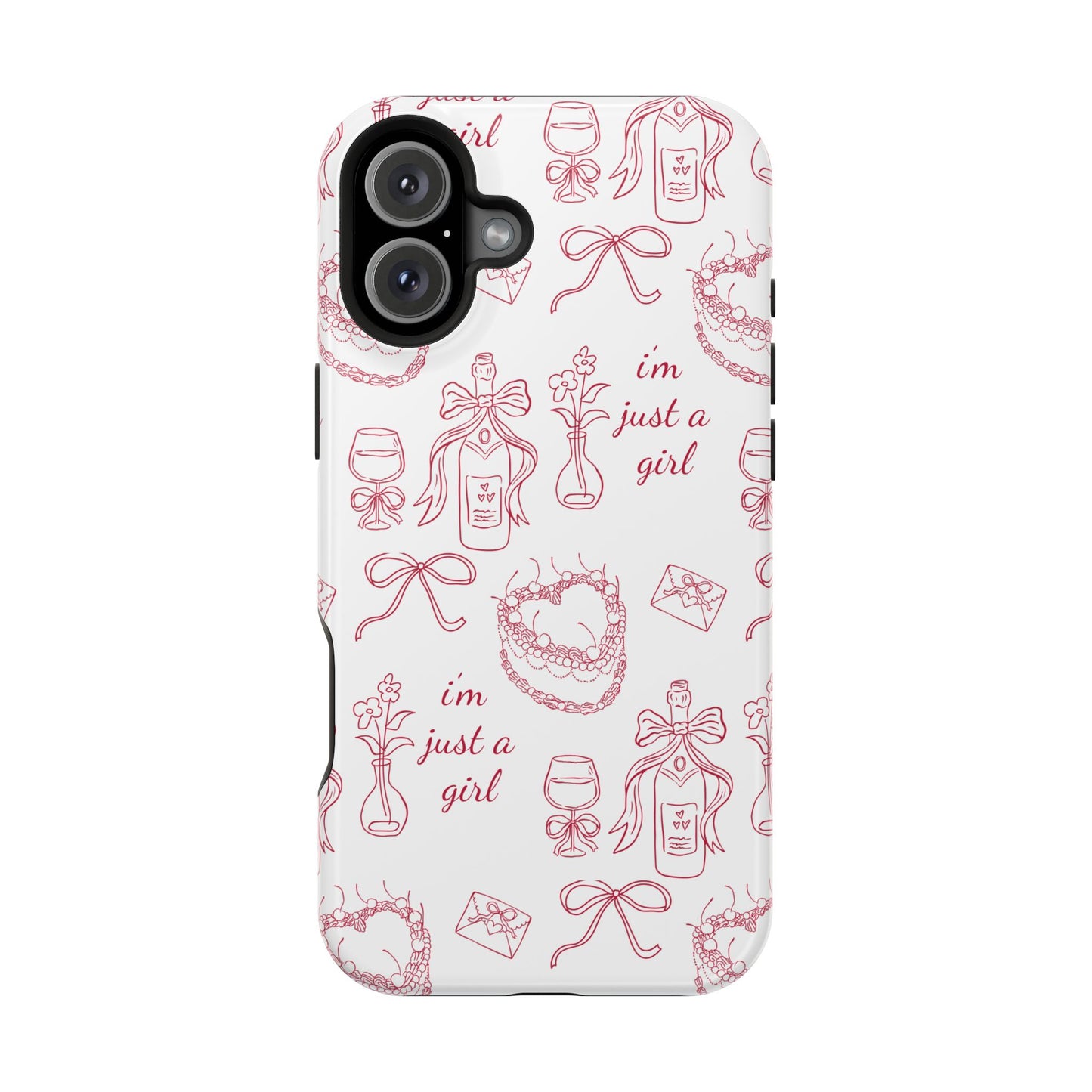 I'm Just A Girl Magnetic Phone Case