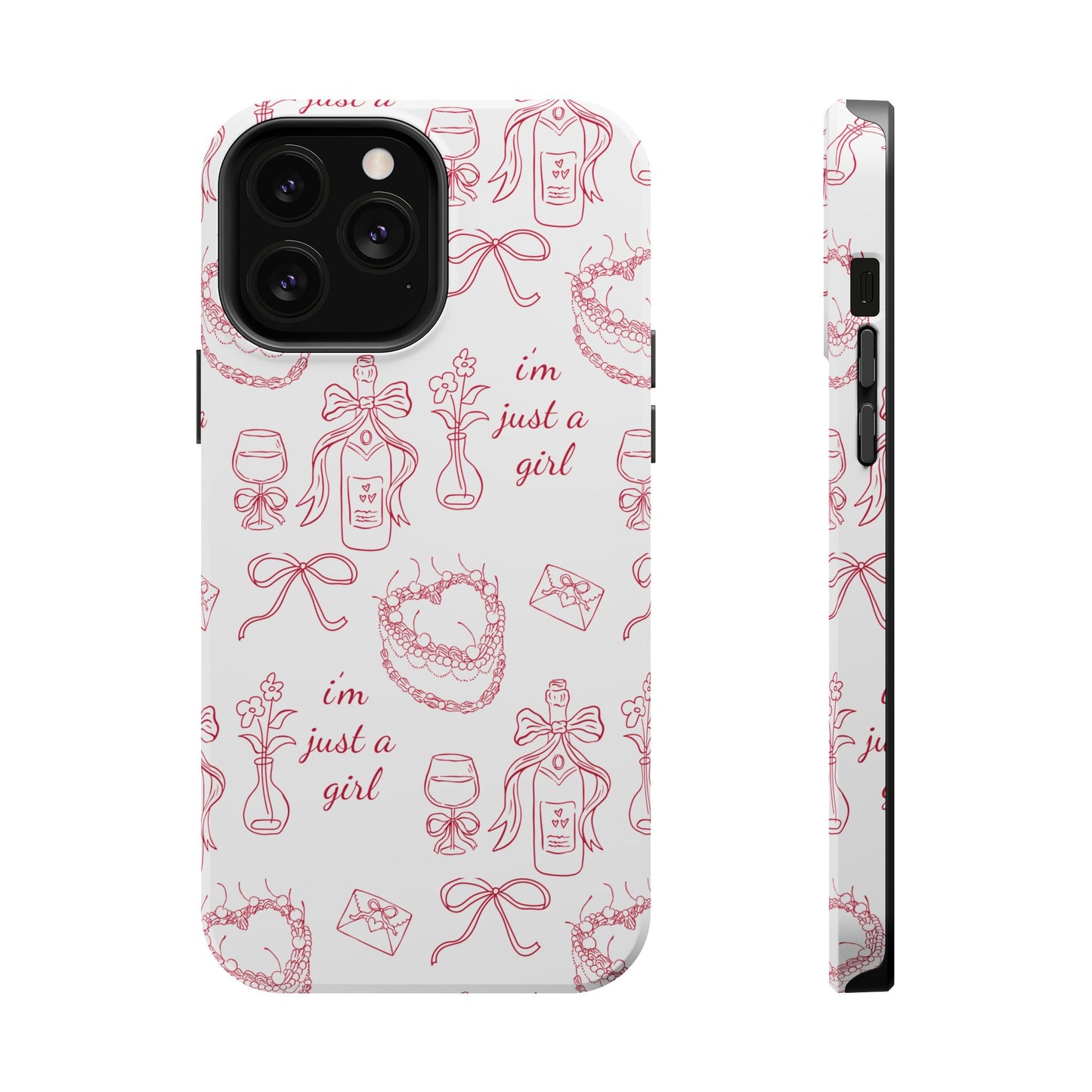 I'm Just A Girl Magnetic Phone Case