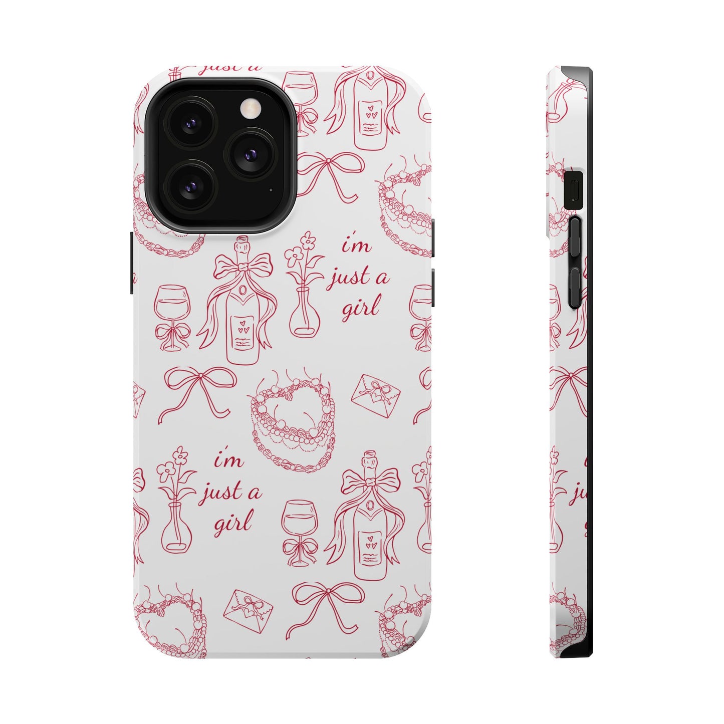 I'm Just A Girl Magnetic Phone Case