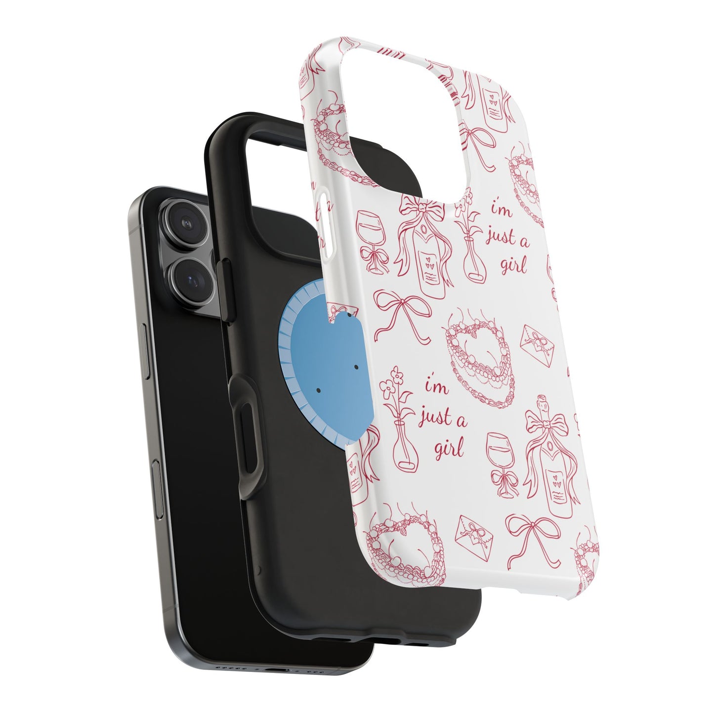 I'm Just A Girl Magnetic Phone Case