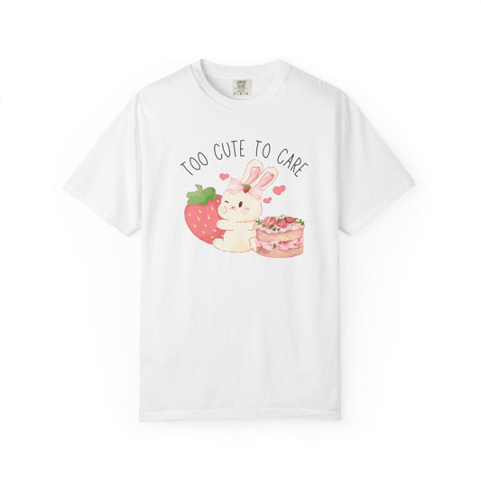 Bunny Too Cute To Care Tee