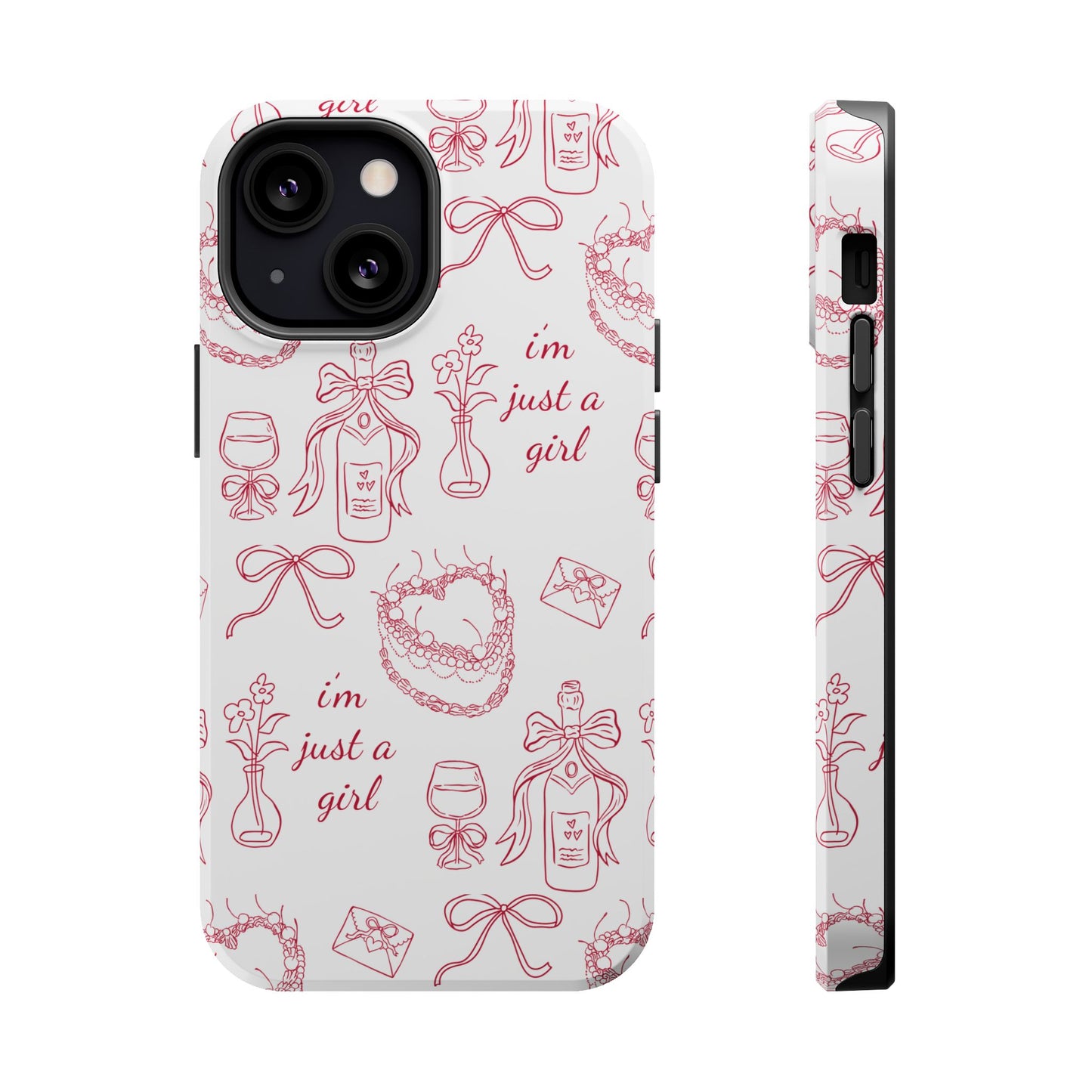 I'm Just A Girl Magnetic Phone Case