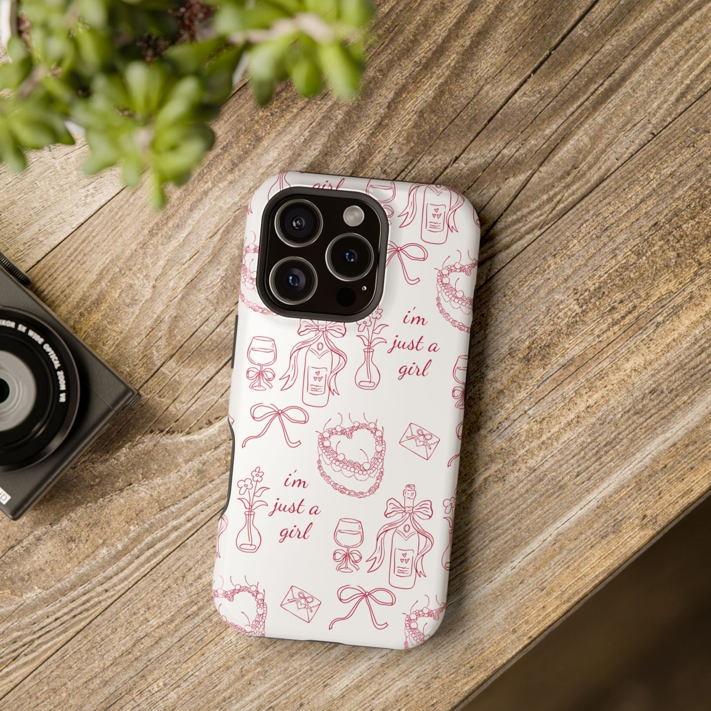 I'm Just A Girl Magnetic Phone Case
