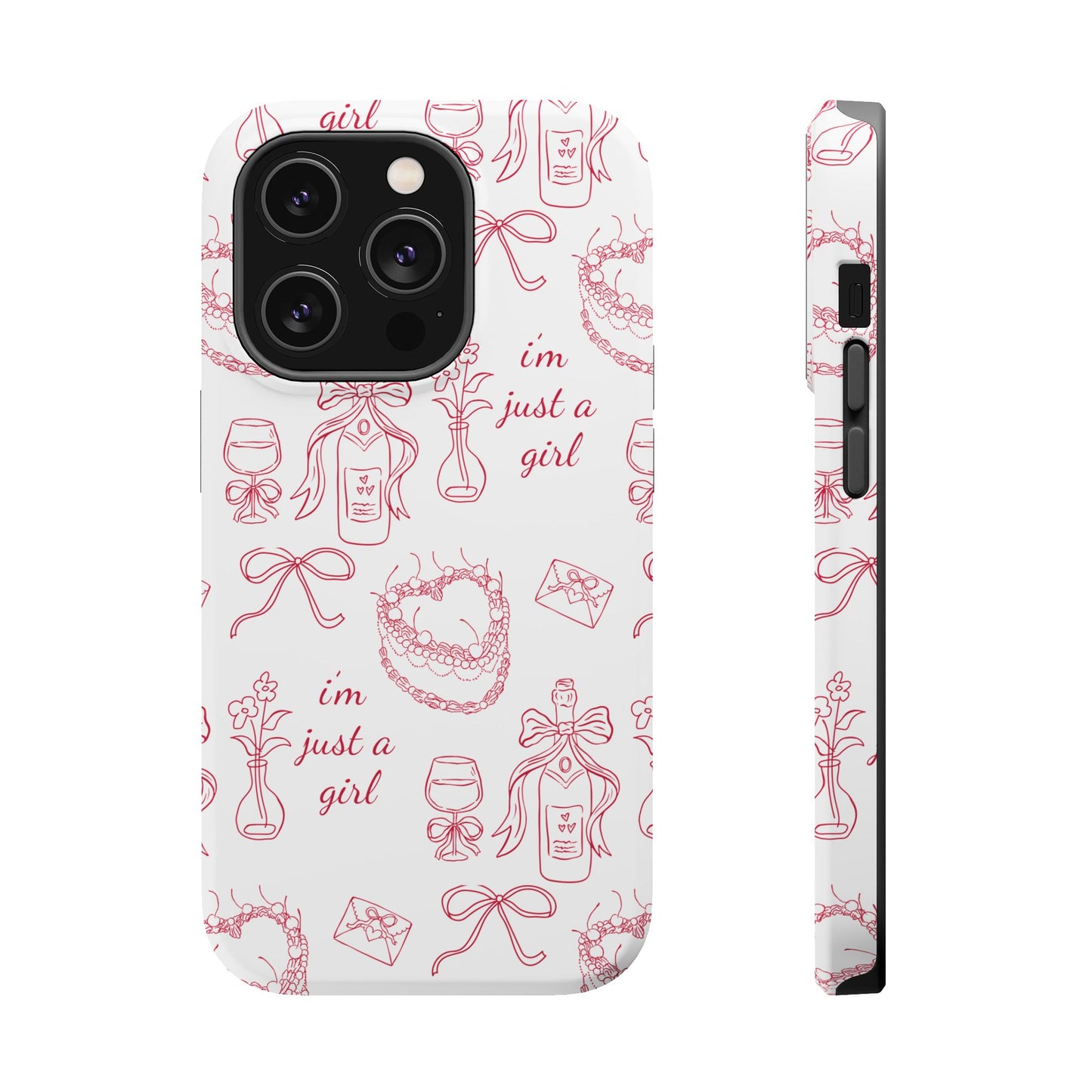 I'm Just A Girl Magnetic Phone Case