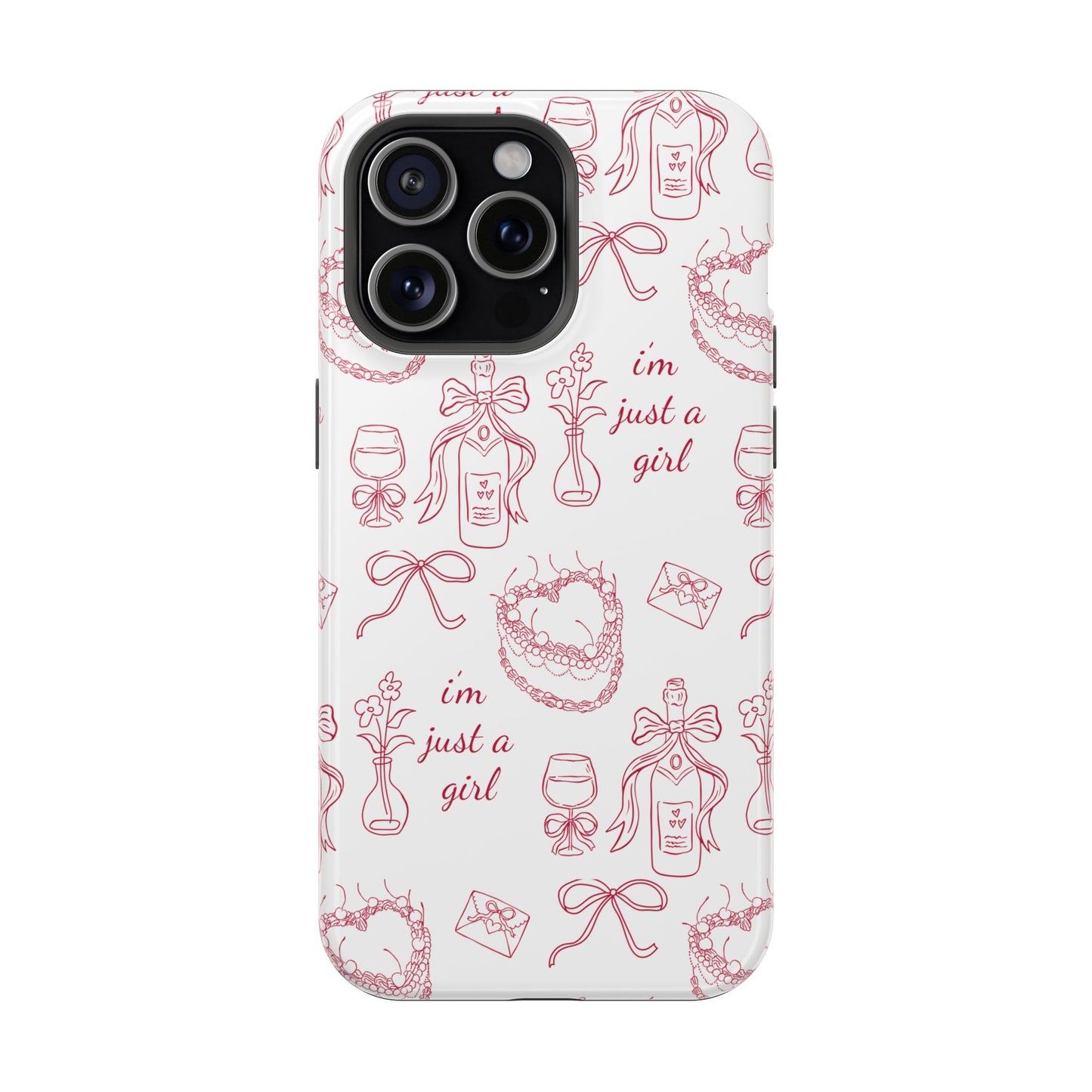 I'm Just A Girl Magnetic Phone Case