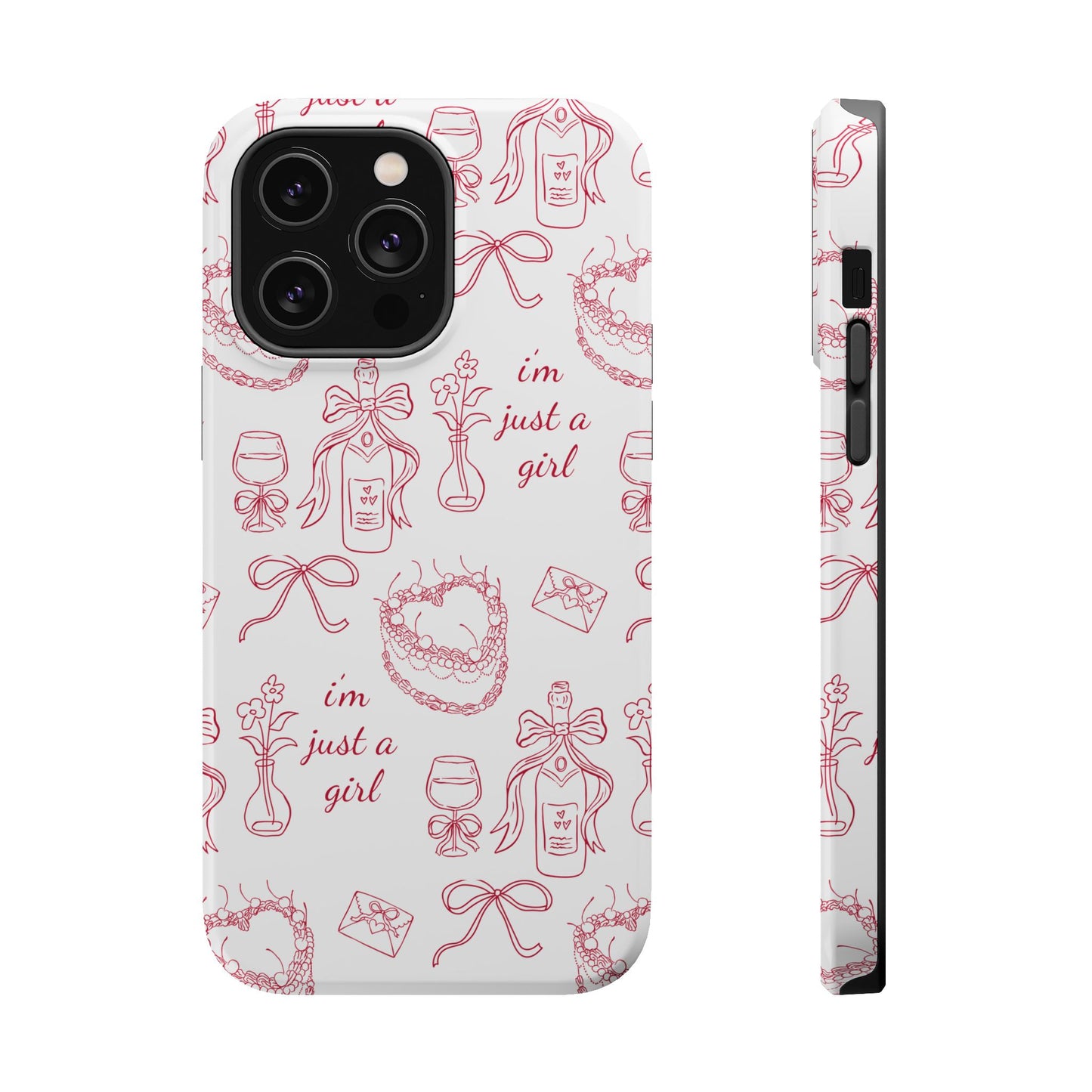 I'm Just A Girl Magnetic Phone Case