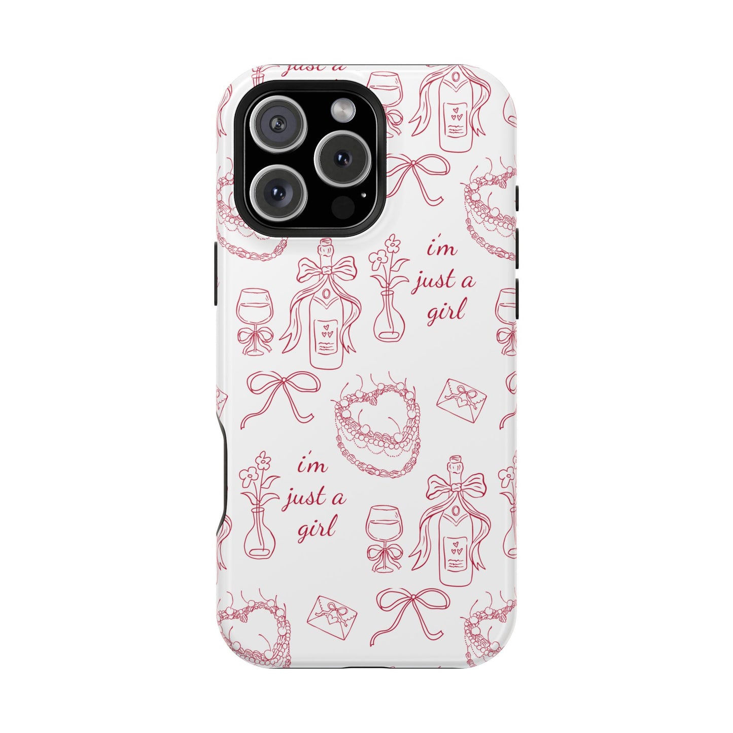 I'm Just A Girl Magnetic Phone Case