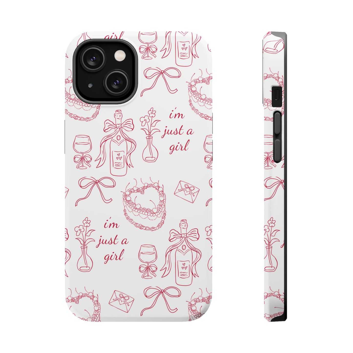 I'm Just A Girl Magnetic Phone Case