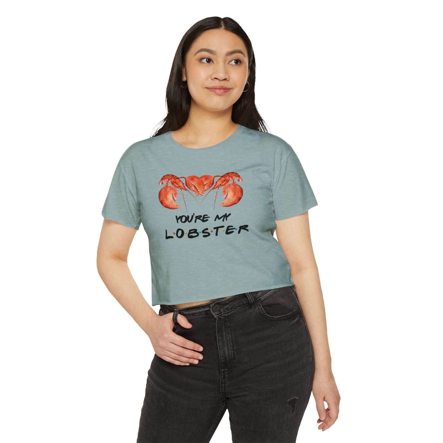 Friends You're My Lobster Crop Top