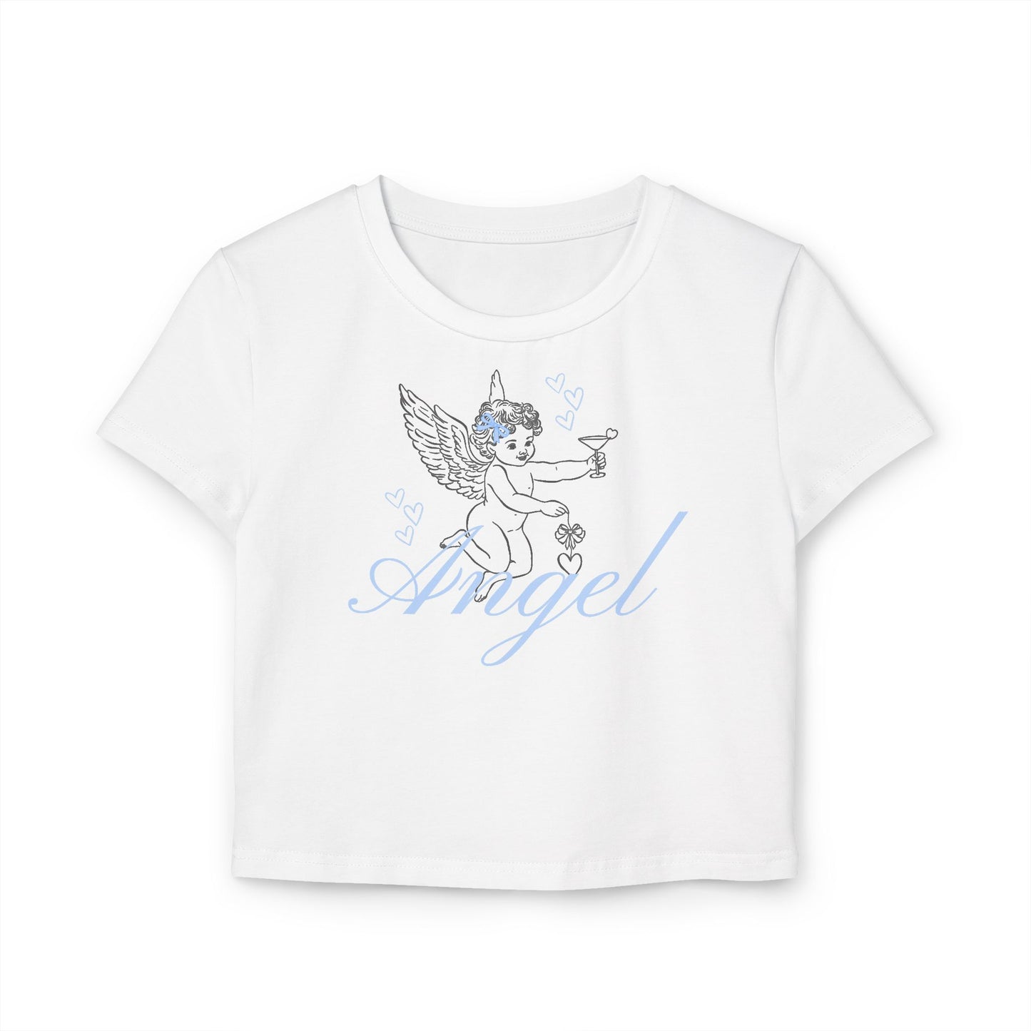 Coquette Angel Baby Tee