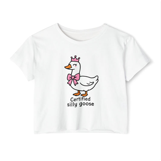 Certified Silly Goose Crop Top