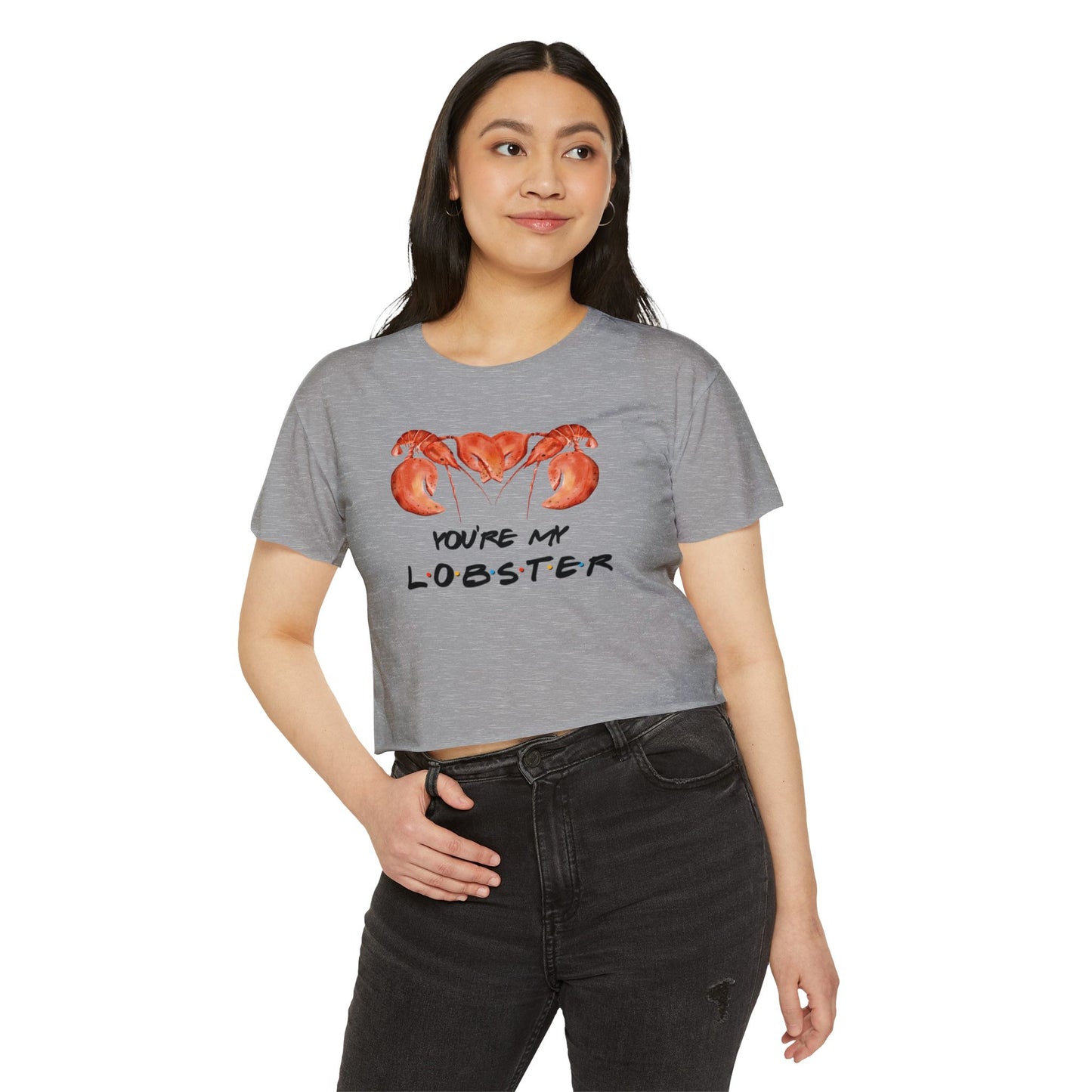 Friends You're My Lobster Crop Top