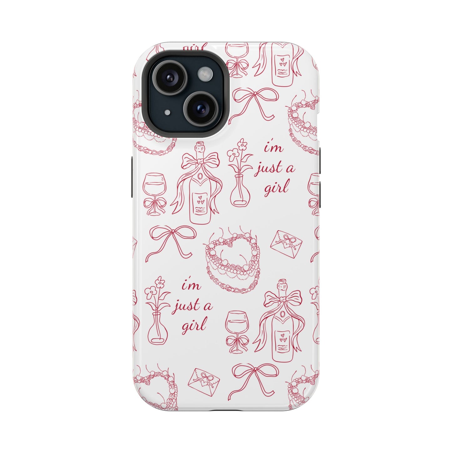 I'm Just A Girl Magnetic Phone Case