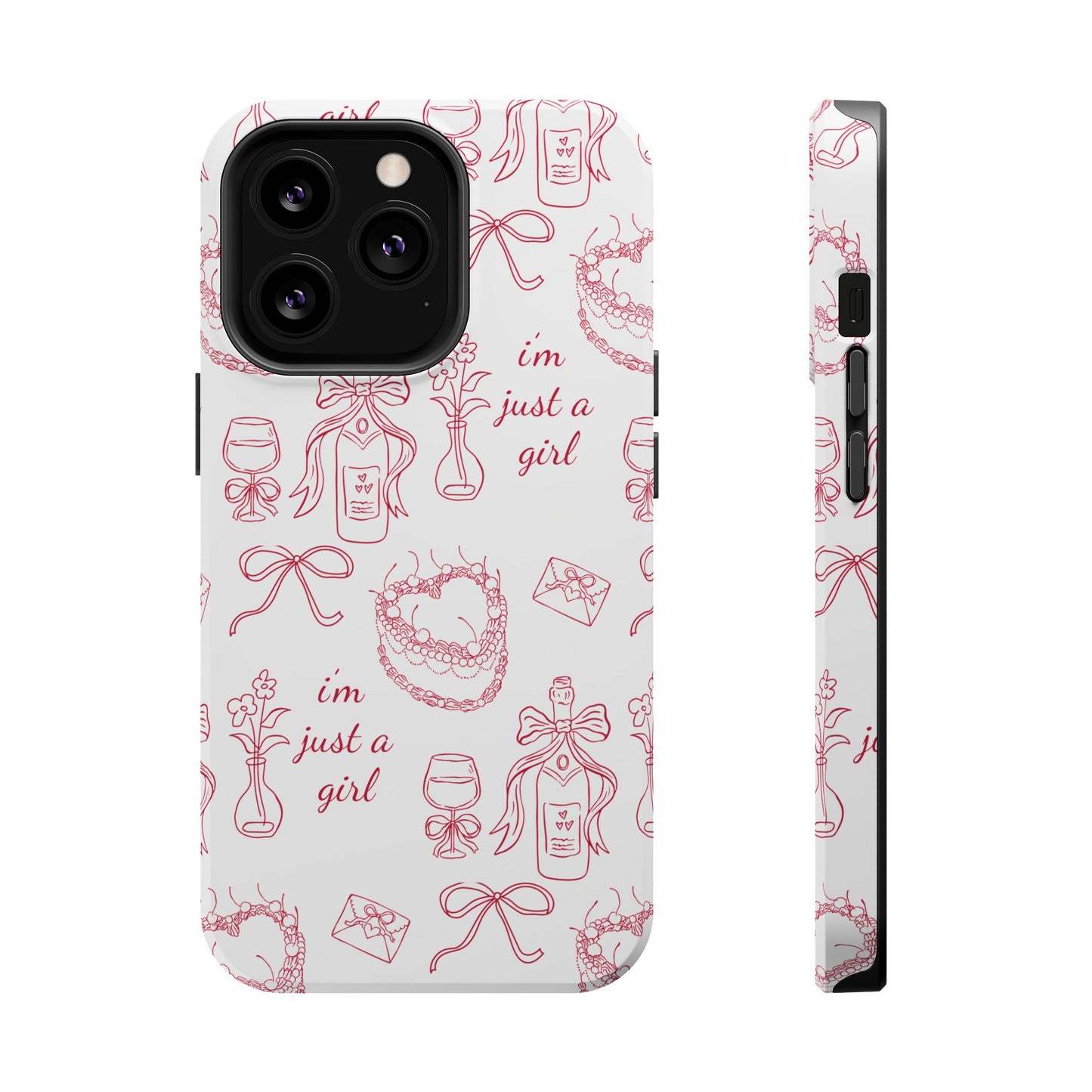 I'm Just A Girl Magnetic Phone Case