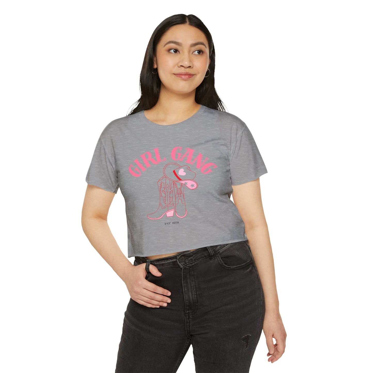 Cowgirl Girl Gang Crop Top