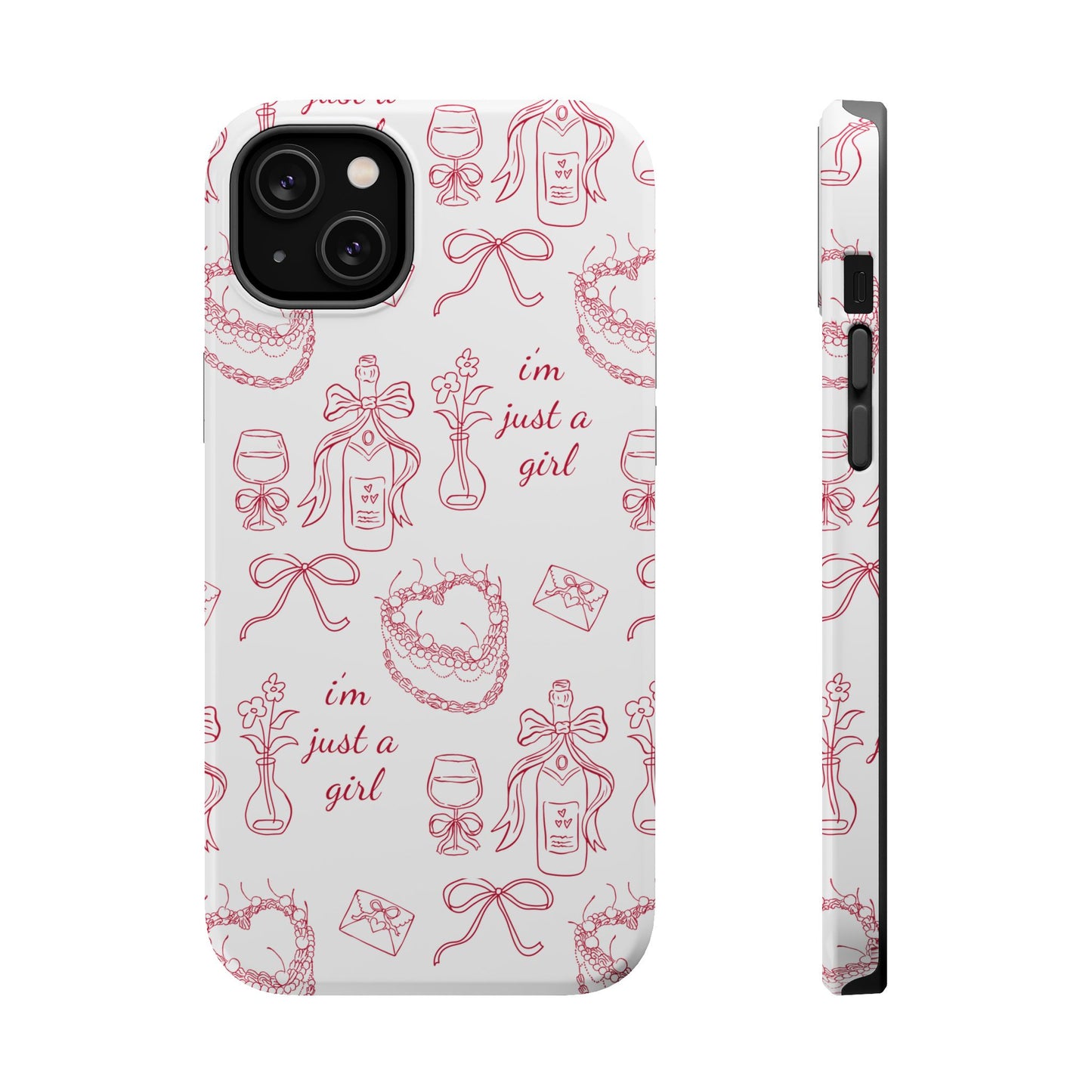 I'm Just A Girl Magnetic Phone Case