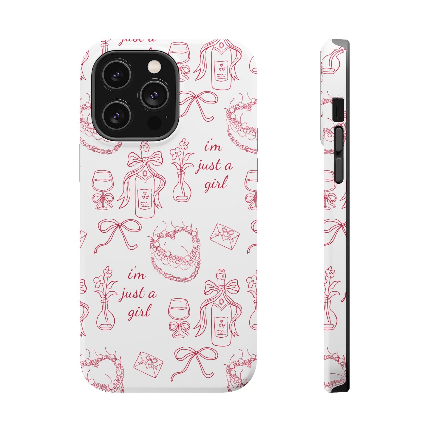 I'm Just A Girl Magnetic Phone Case