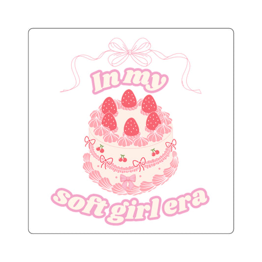 Cake In My Soft Girl Era Sticker