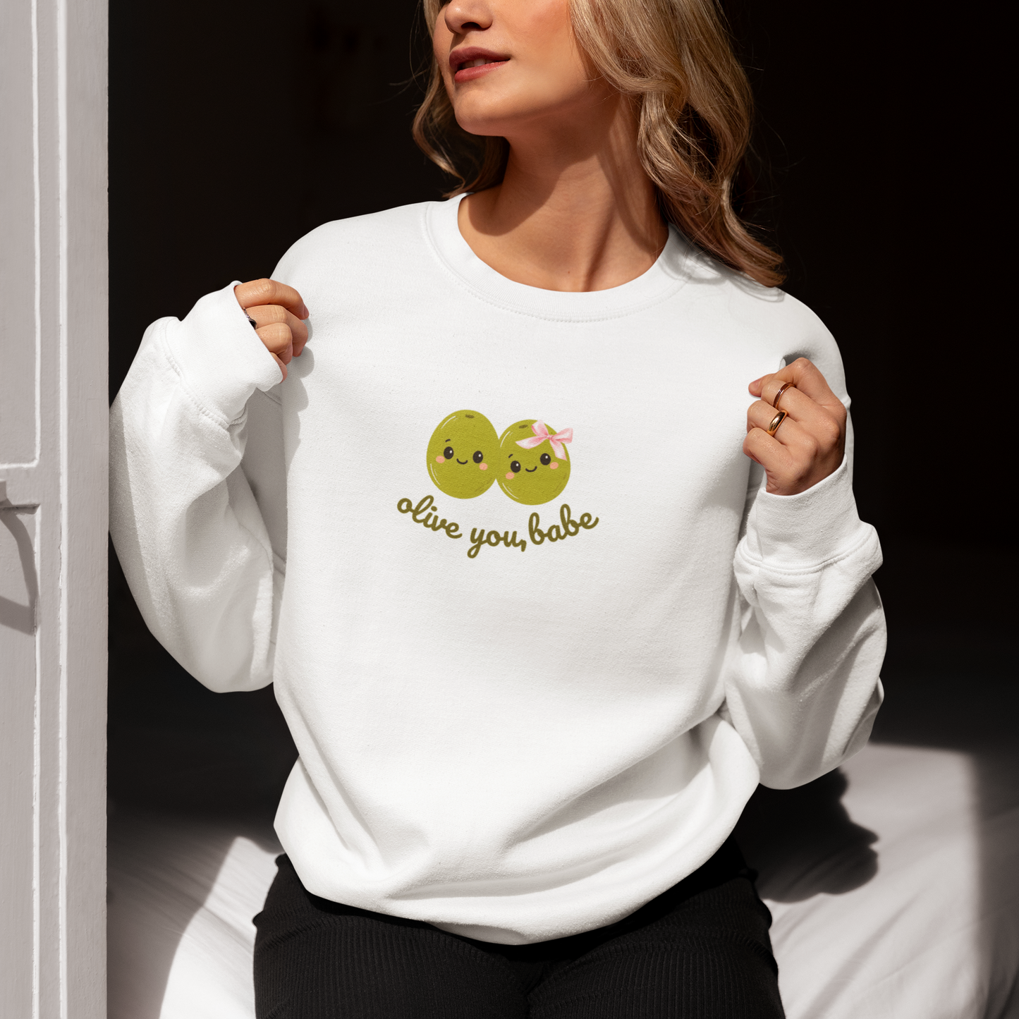 Olive You, Babe Sweatshirt